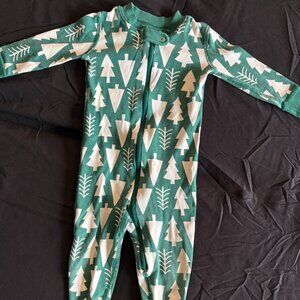 Hanna Andersson one piece pajamas, 100% organic cotton, size12-18 months